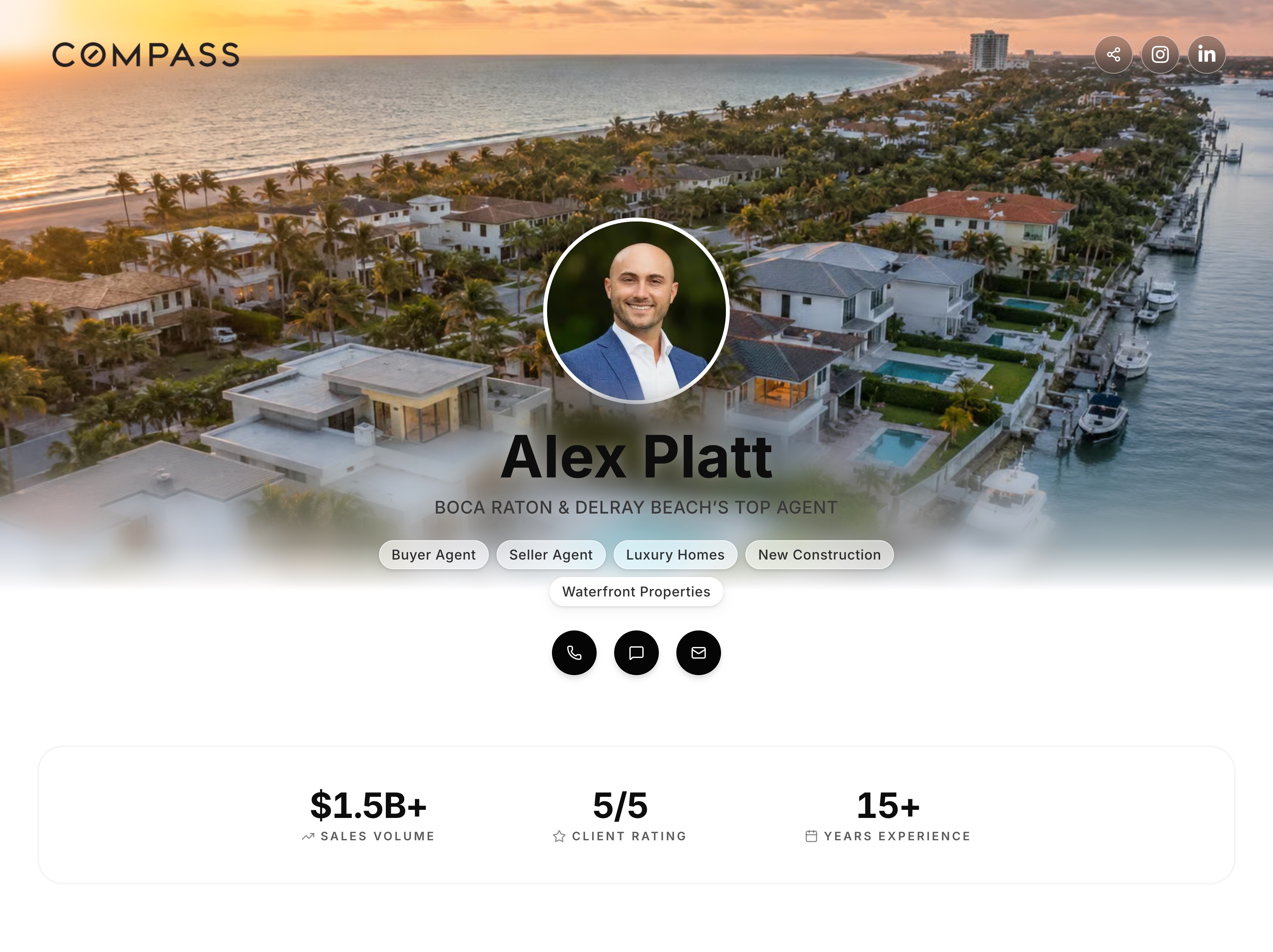 Alex Platt's AgentsCard microsite