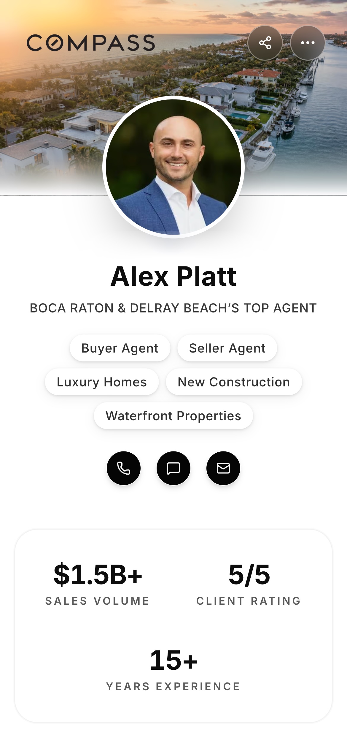 Alex Platt's AgentsCard microsite