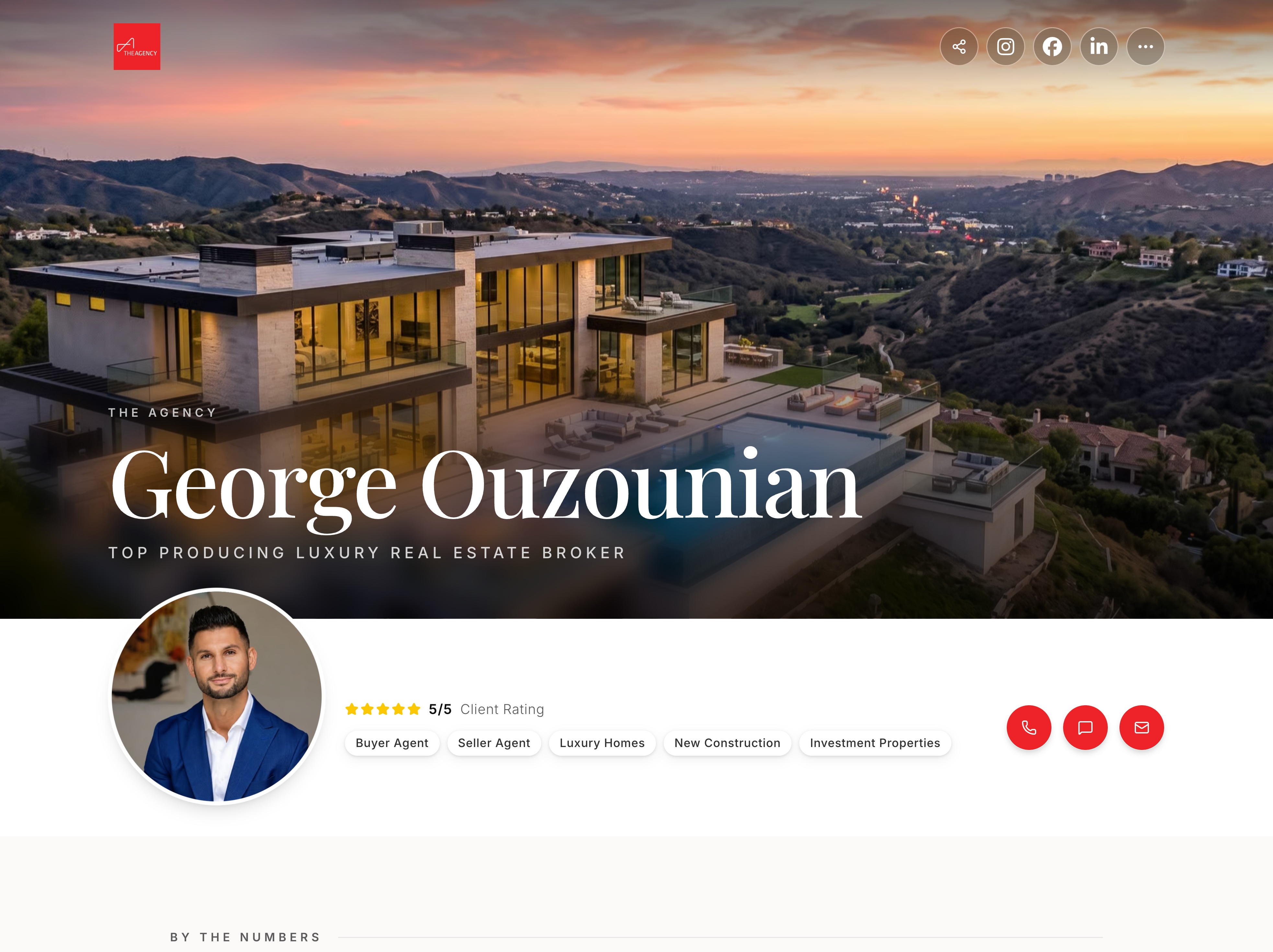 George Ouzounian's AgentsCard microsite