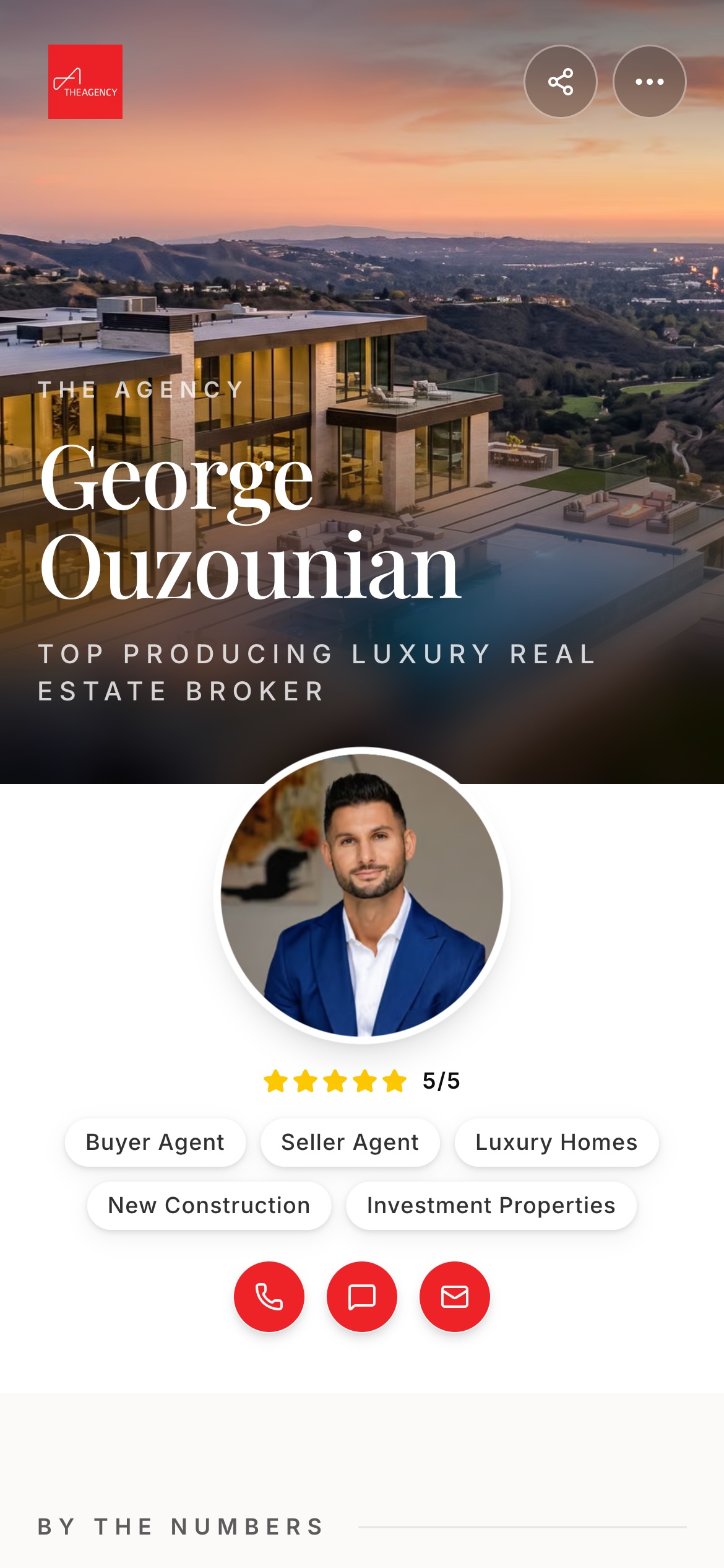 George Ouzounian's AgentsCard microsite