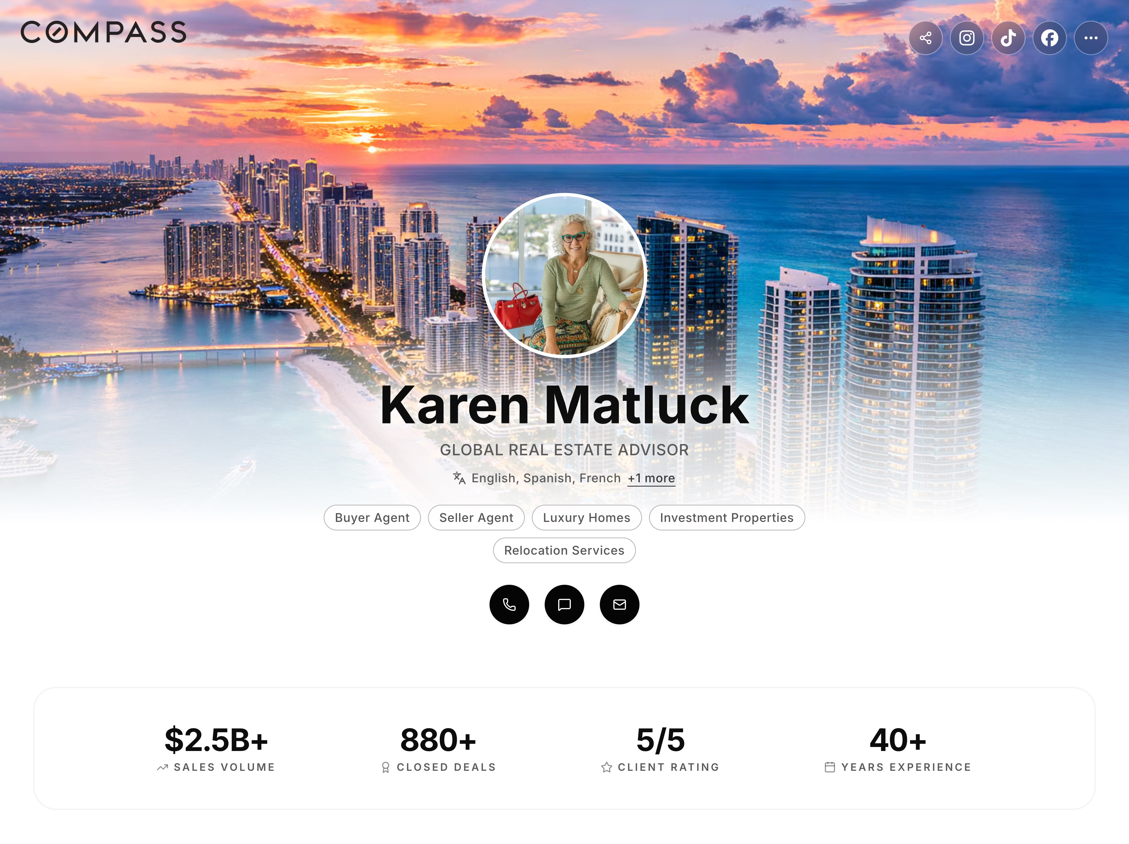 Karen Matluck's AgentsCard microsite