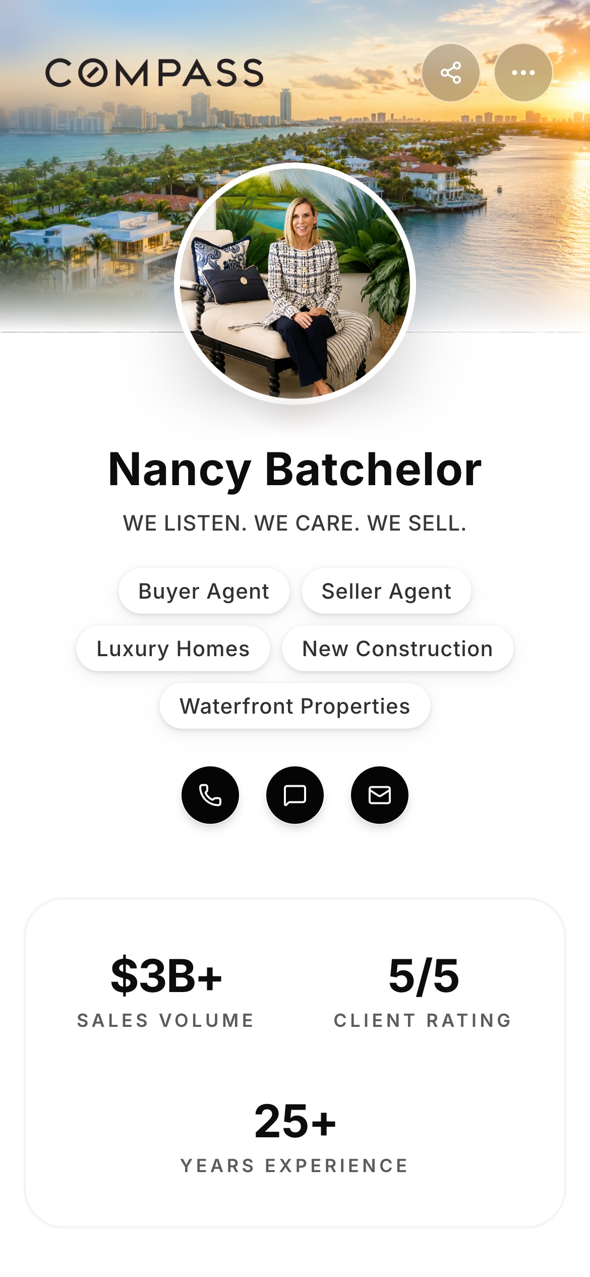 Nancy Batchelor's AgentsCard microsite